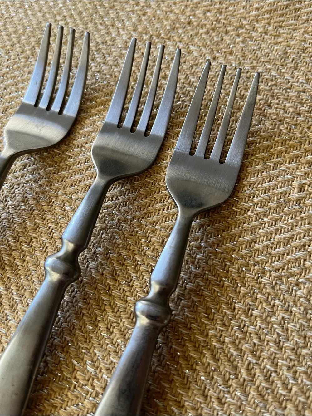 Townhouse (Stainless, Satin) Salad Forks (3) by CAMBRIDGE